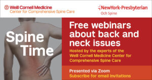 Spine Time webinars